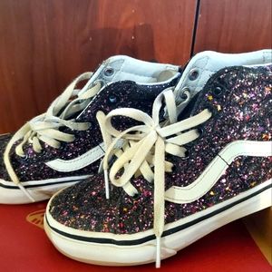 Glitter Vans Toddler Sz 11.5